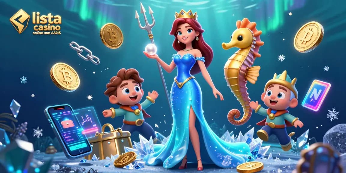 Interagisci con la lista casino online non AAMS che presenta una scena subacquea 3D affascinante.