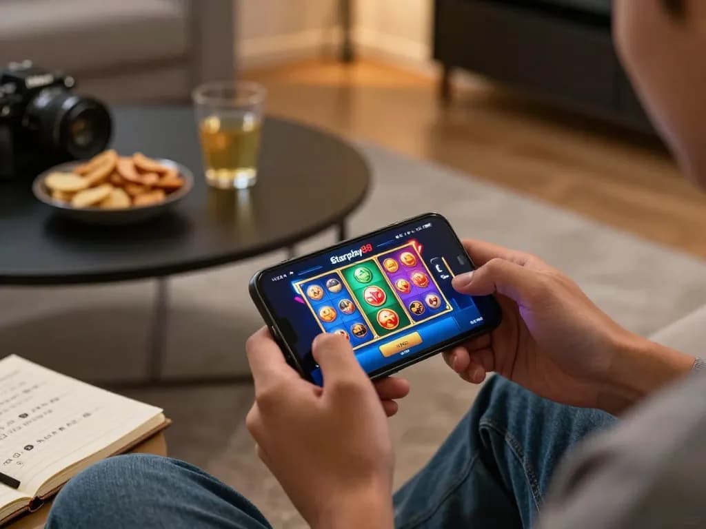 Nikmati permainan yang mendebarkan dengan starplay88 di smartphone, menangkap pengalaman bermain game di rumah yang nyaman