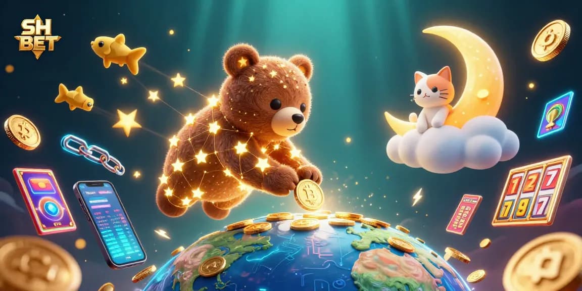 Engage with SH BET in this 3D world of vibrant slot games and crypto rewards.
