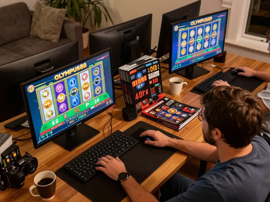 Engaging OLYMPUS88 online slot game experience with vibrant graphics and strategic gameplay.