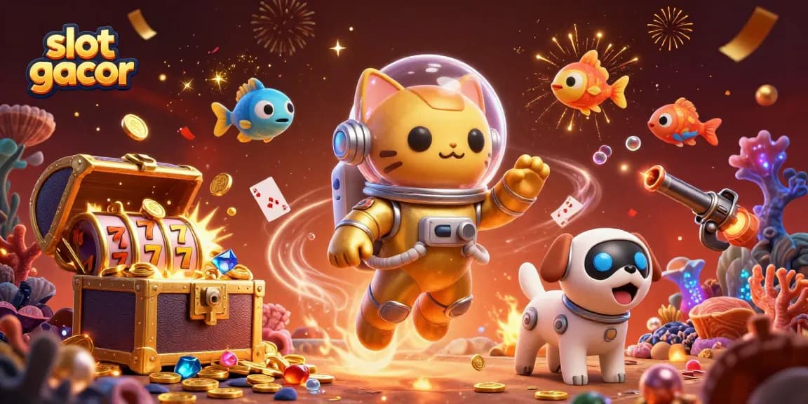 Menangkan slot gacor dengan petualangan luar angkasa bersama karakter lucu dan harta karun berkilau.