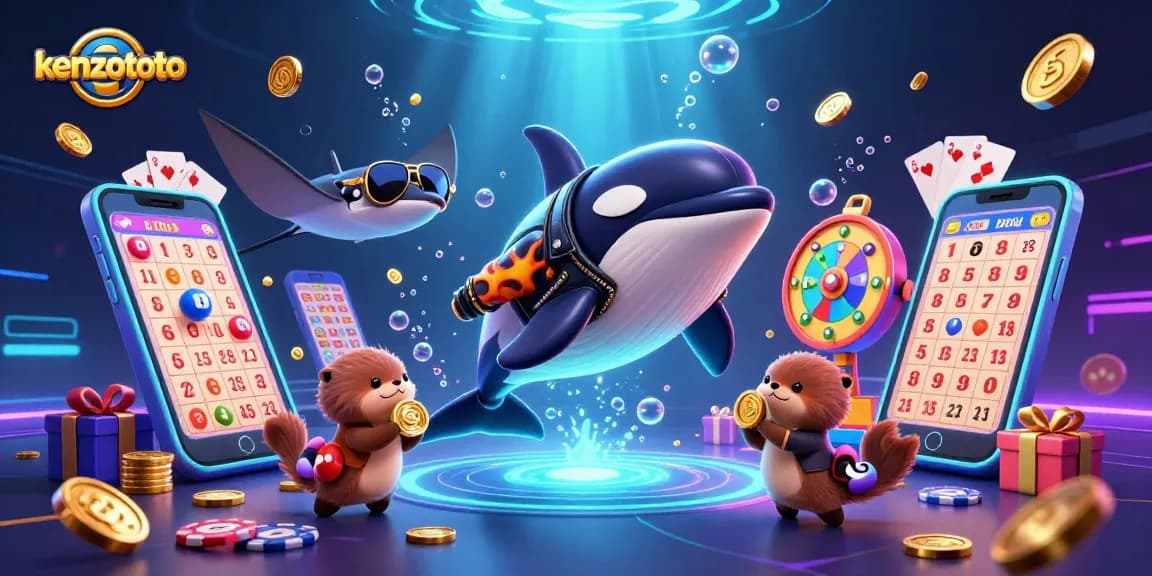 Activate your luck with kenzototo as sea otters celebrate winning lottery coins!