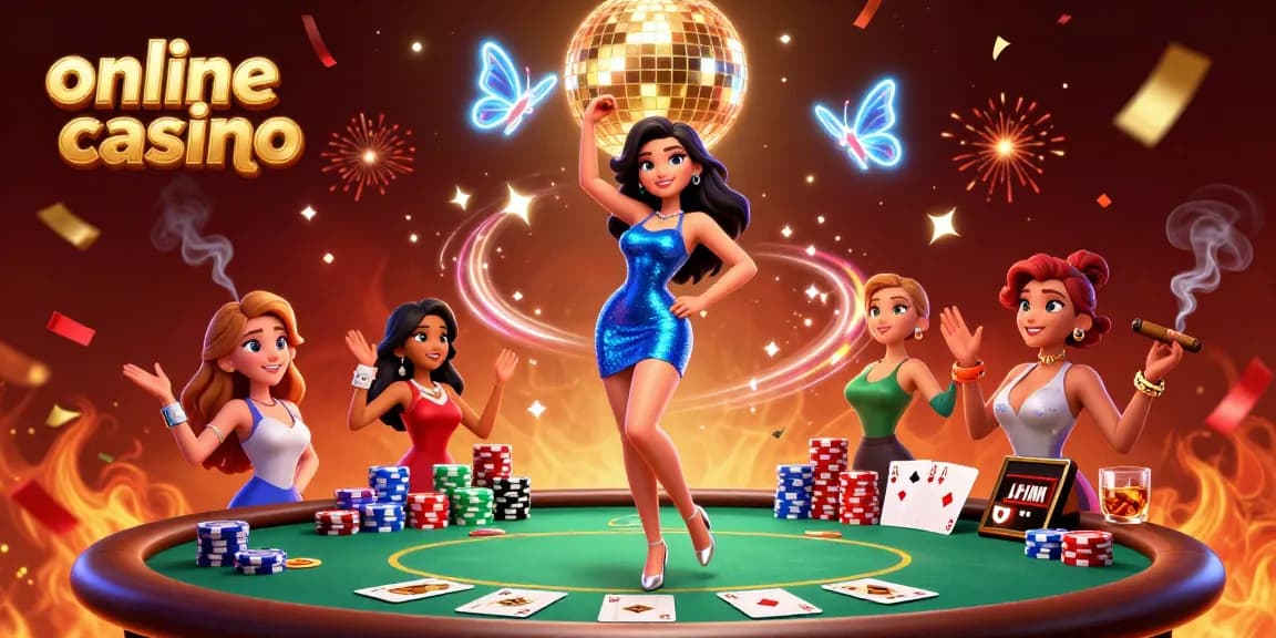 Experience thrilling excitement at this online casino with glamorous gameplay elements and vibrant visuals.