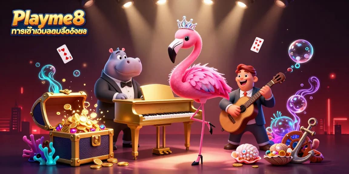 เล่นที่ Playme8 ทางเข้าเว็บตรงมือถือ ท่ามกลางสีสันคาสิโนที่น่าตื่นเต้น