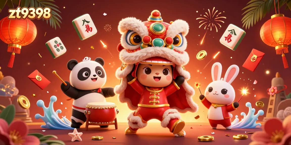 Experience vibrant celebrations with zt9398, where cute characters and festive elements enhance gaming excitement.