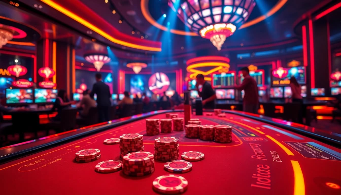 รีวิว E1 Sport Valorant with an exciting esports betting interface in a luxurious casino setting