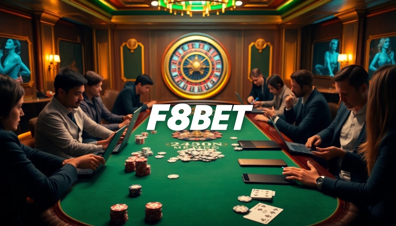 Experience thrilling gameplay with F8BET in a luxurious online gambling environment.