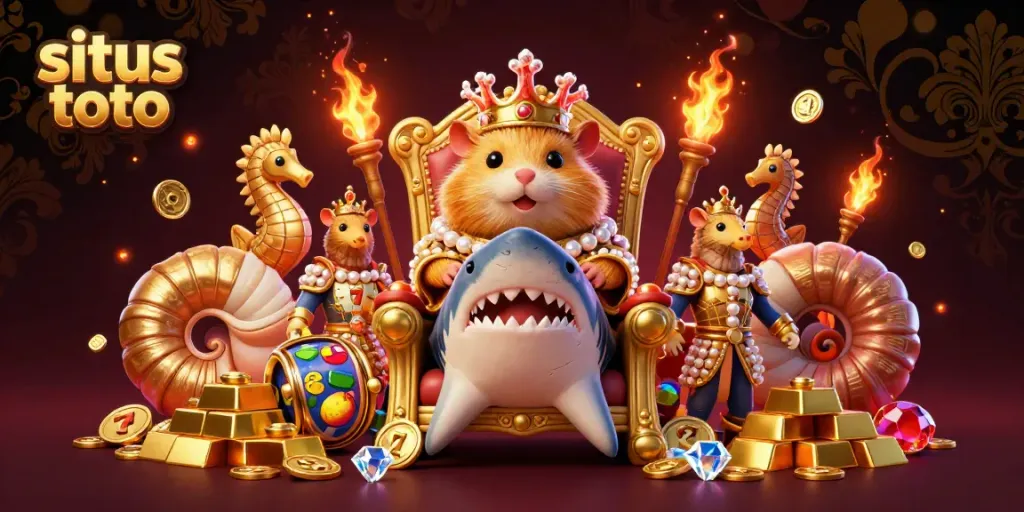 Mengakses situs toto untuk meraih jackpot dalam ilustrasi kasino yang kaya dan menarik.
