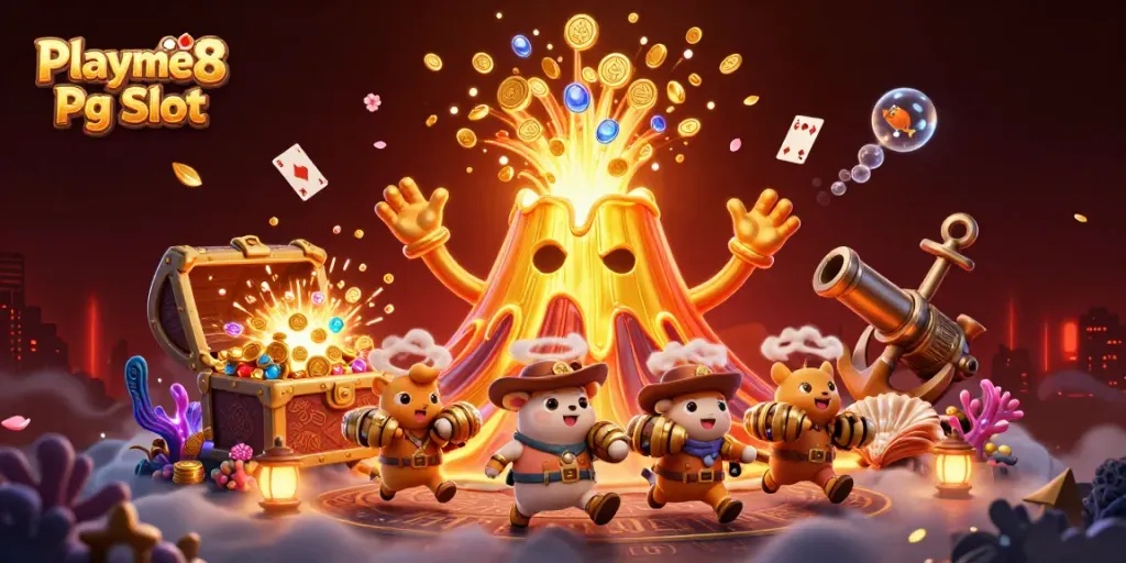 เล่นเกมส์ Playme8 Pg Slot พร้อมกราฟิกสล็อตที่น่าตื่นเต้นและสมบูรณ์แบบ