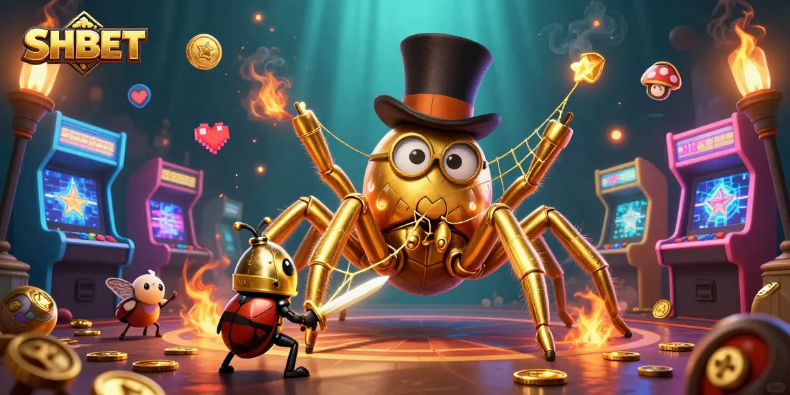 Engage with exciting gameplay experiences at SHBET, featuring glamorous casino elements in a vibrant 3D scene.