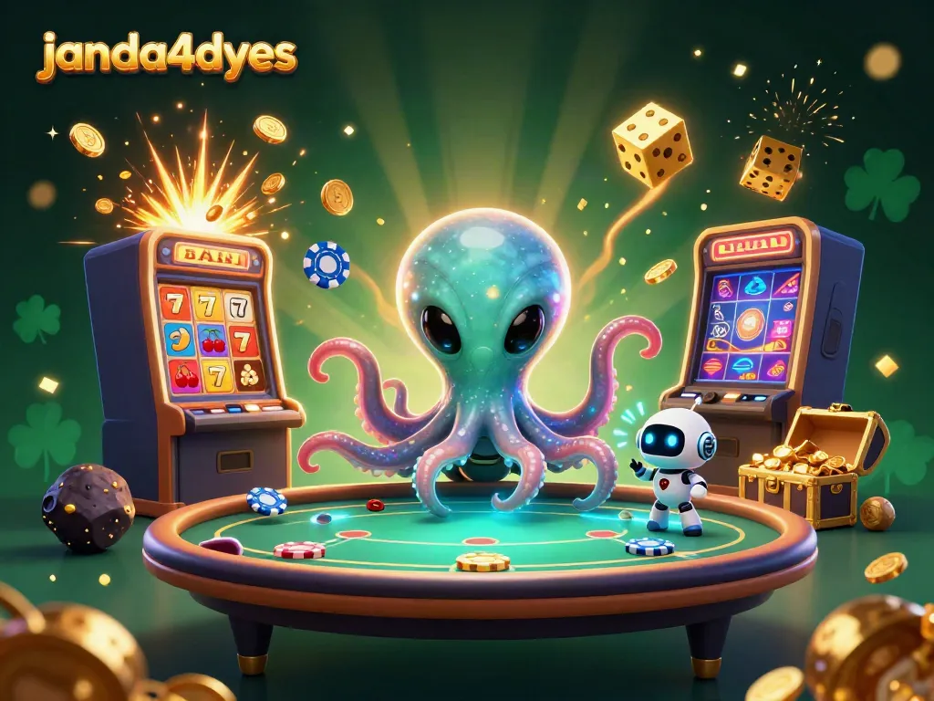 Menangkan permainan dengan janda4dyes, alien dan robot dalam kasino digital yang spektakuler.