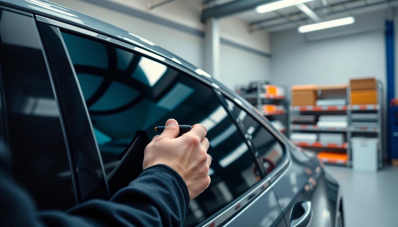 Enhance your vehicle's look with window tint near me providing professional car tinting services.
