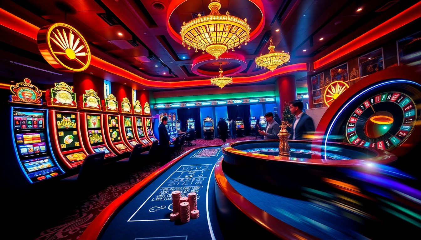 Engaging players at rajaluck enjoying a vibrant casino experience with classic games.
