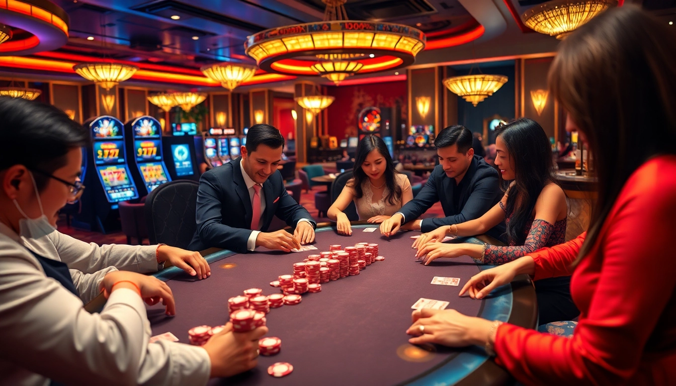 Engage in thrilling poker games at xx88 com casino with professional dealers and exciting atmosphere.